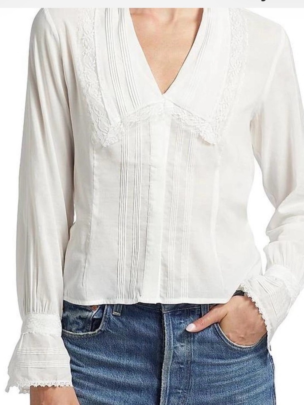 Reformation Lace Blouse